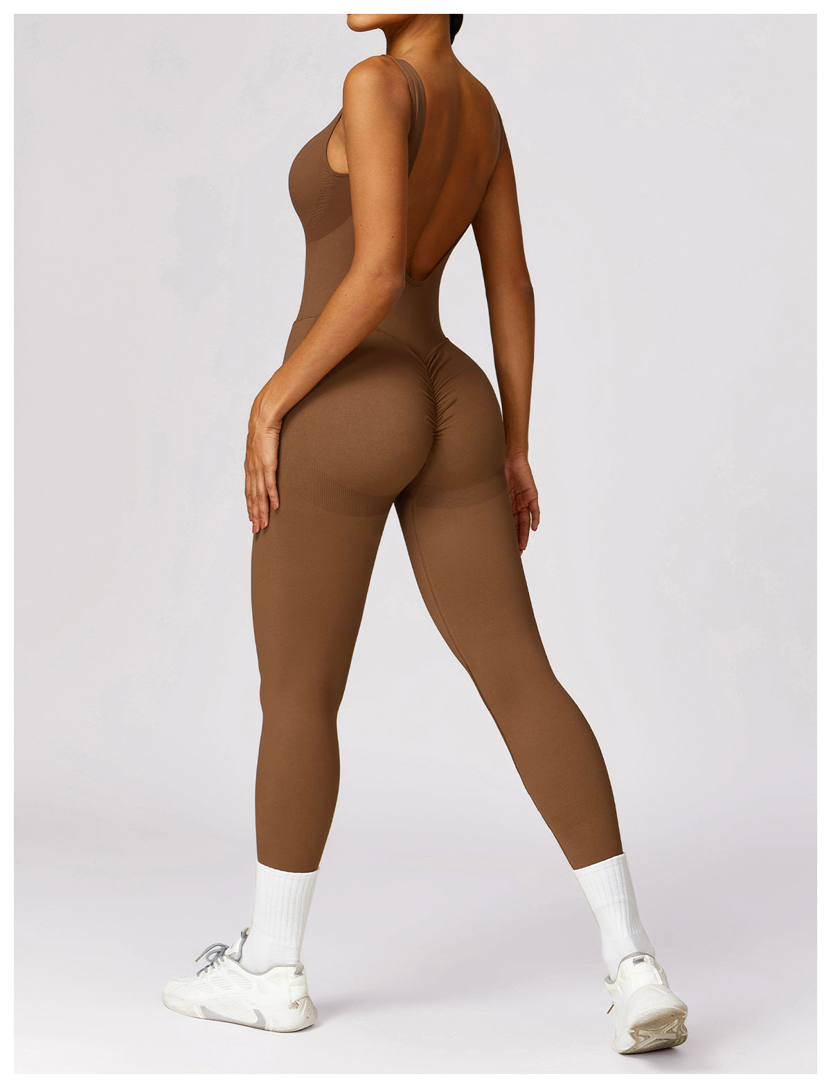 Tight Back Yoga Jumpsuit Sports Fitness Hollow Hip Lifting Yoga Jumpsuit Women
