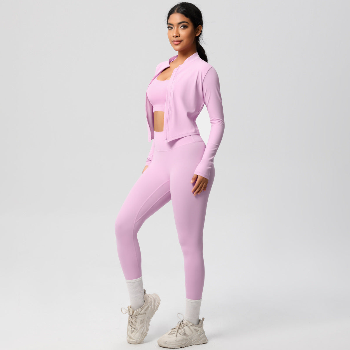 Outdoor Sports Tight-fitting Yoga Outfit Set