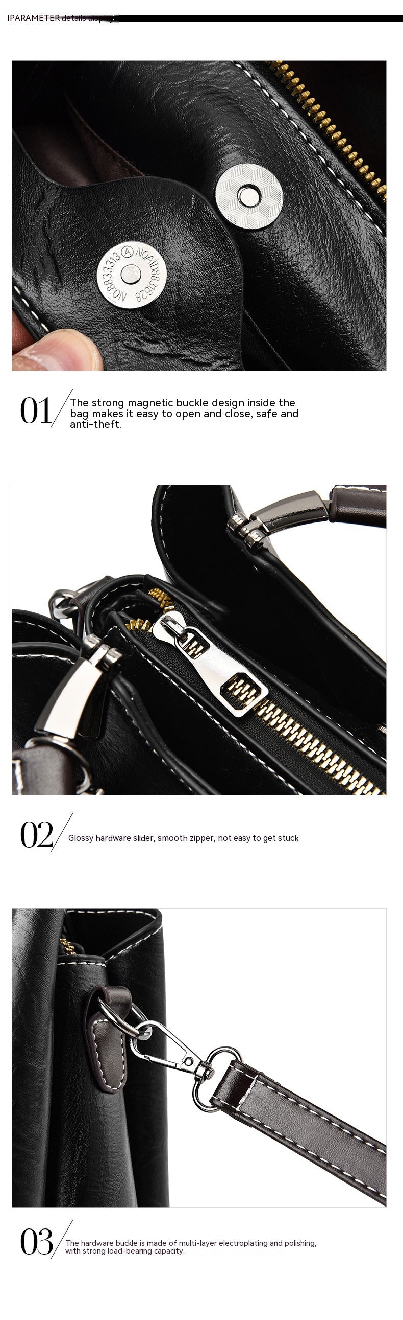 Simple Retro Small Handbag Women