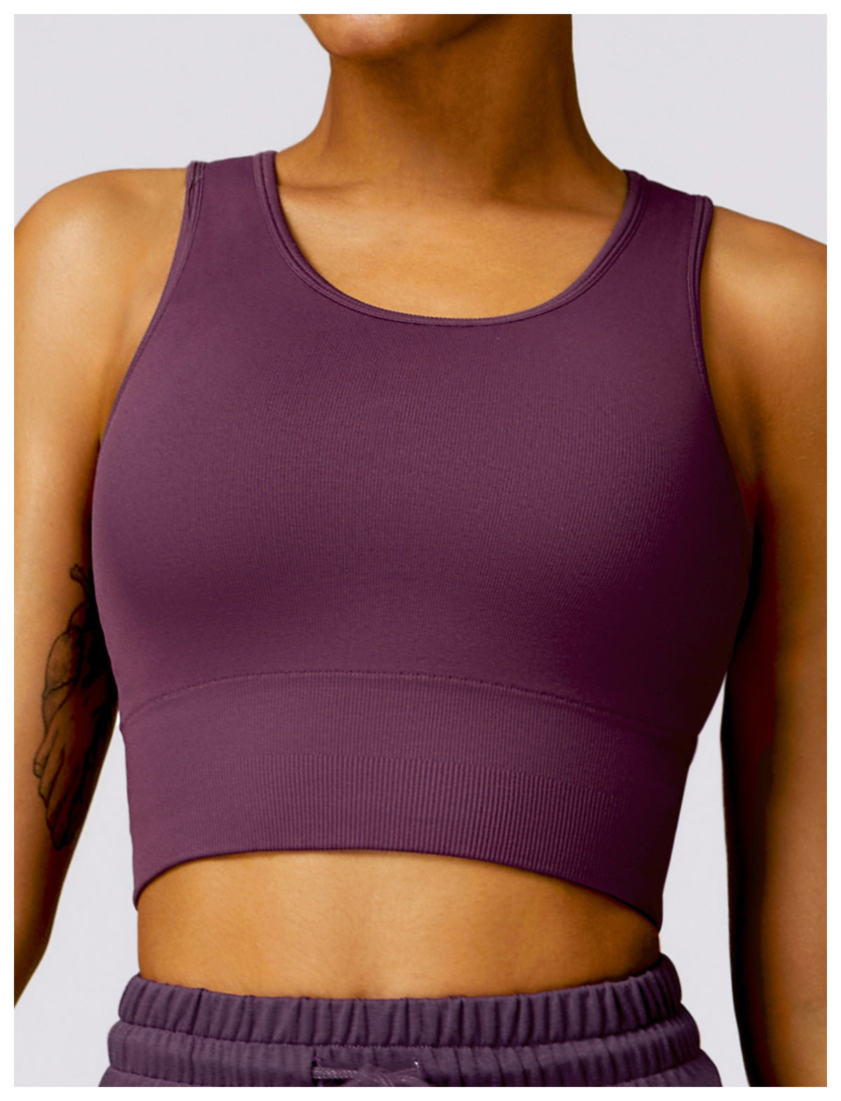 Women's Fashion Seamless Yoga Vest Running Exercise Underwear
