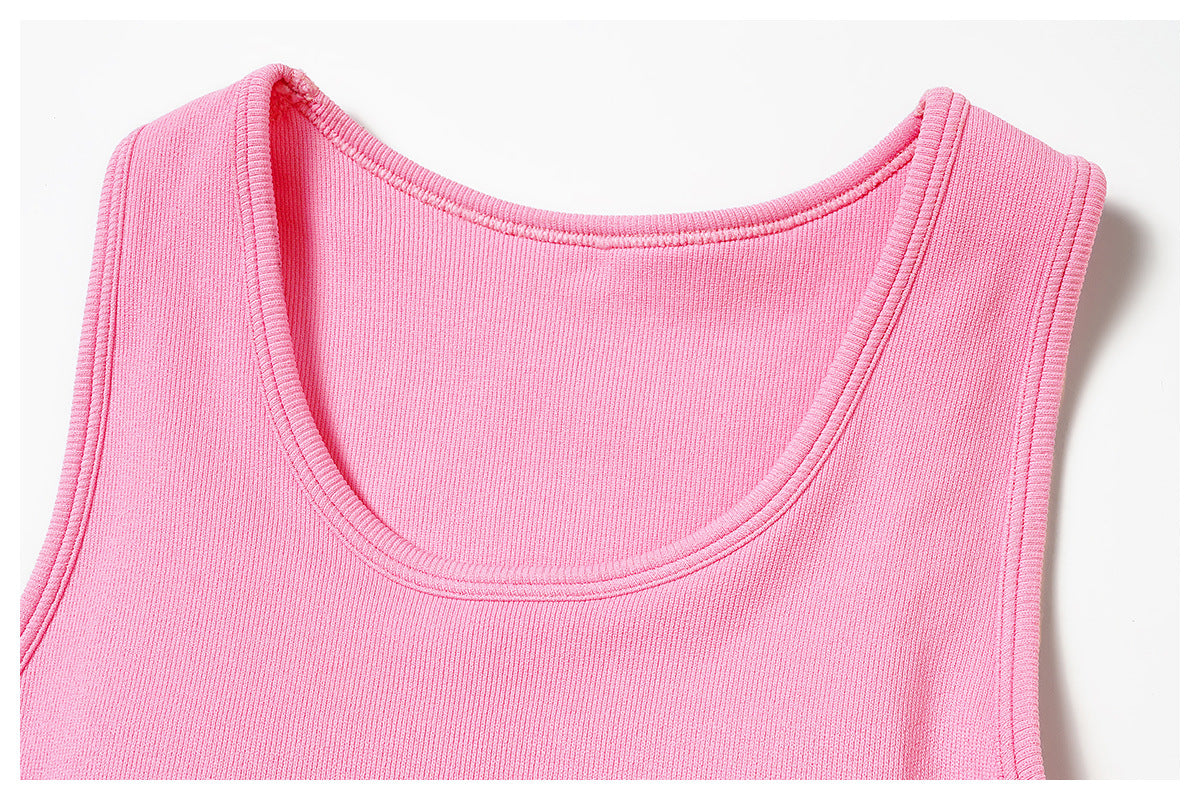 Women's Fashion Seamless Yoga Vest Running Exercise Underwear