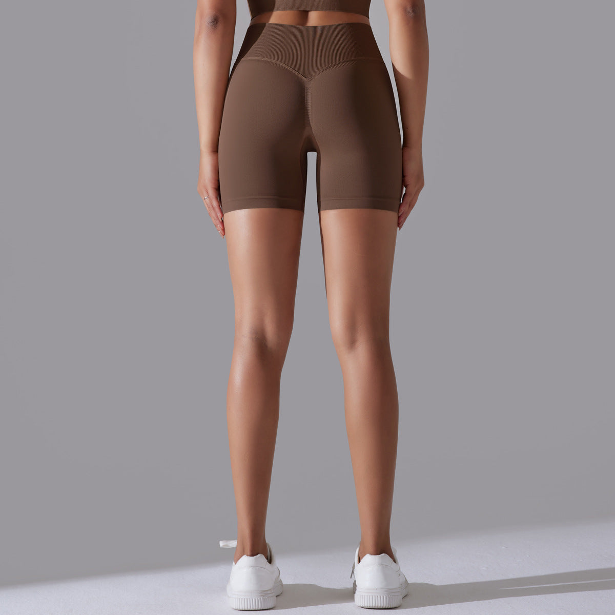 Hip Raise Skinny High Elastic Yoga Shorts