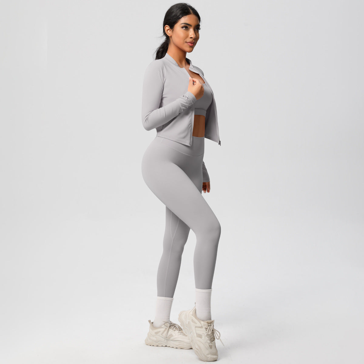 Outdoor Sports Tight-fitting Yoga Outfit Set