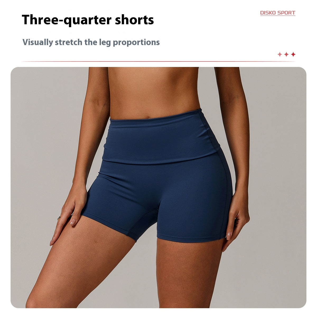 Fold High-waist Quick-drying Yoga Shorts Women's Sports