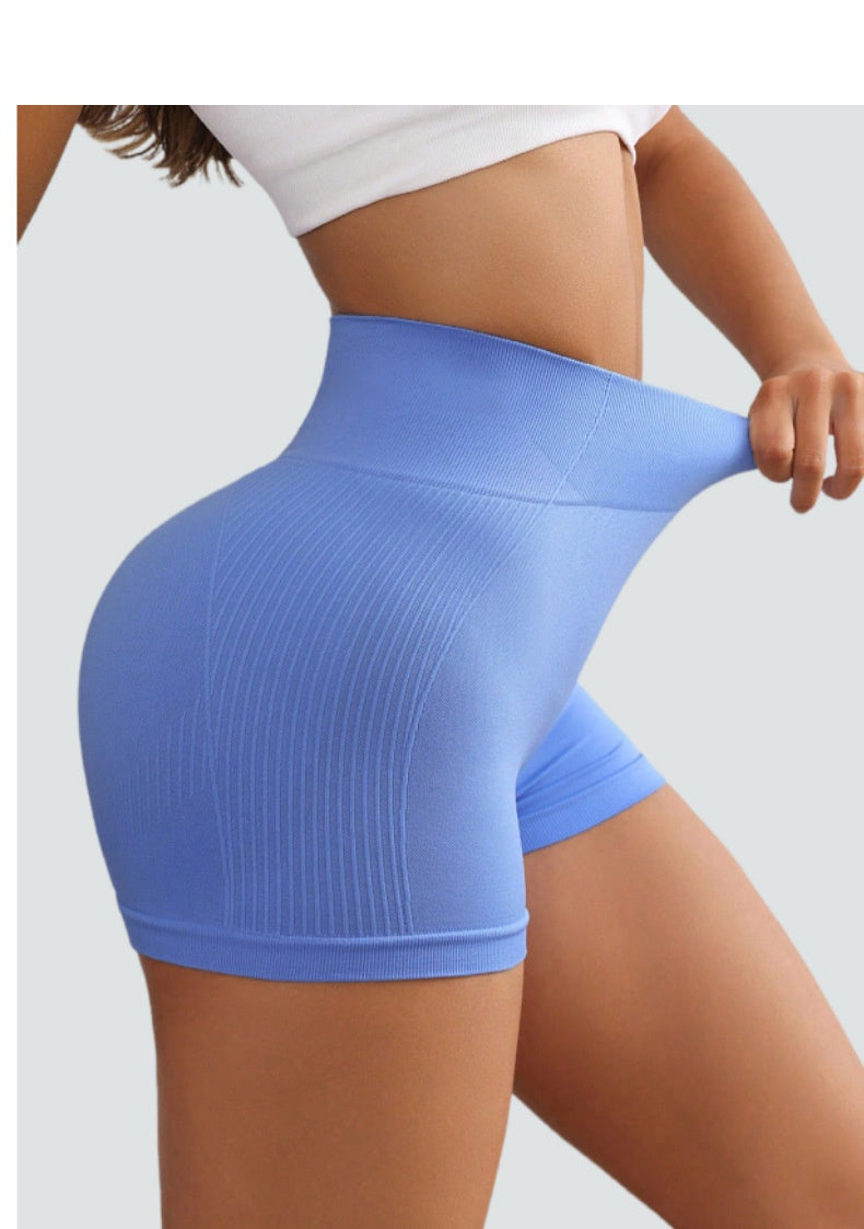 Sports High Elastic Yoga Shorts