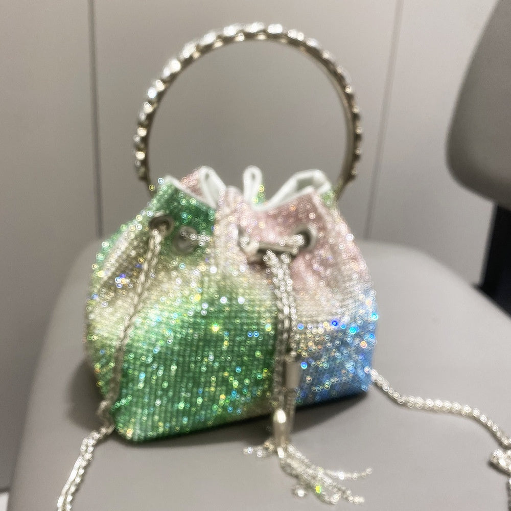European And American Shiny Diamond Handbag For Women