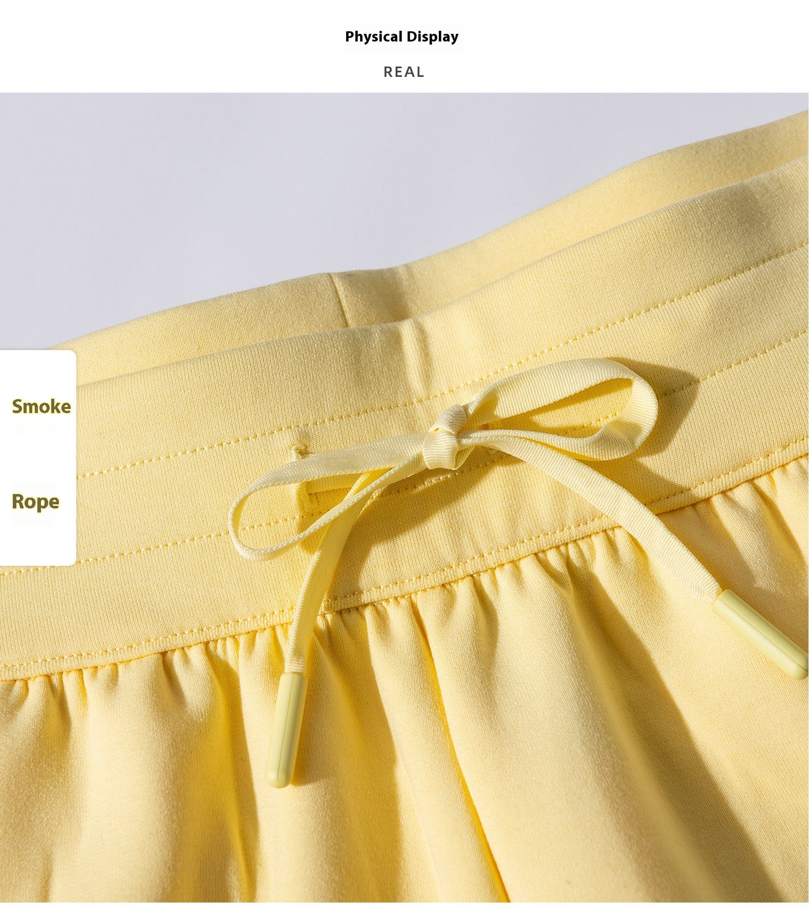 Air Layer Loose And Simple Yoga Shorts