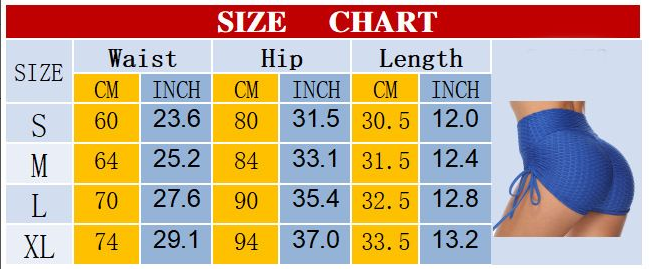 Drawstring Shorts Textured Butt Lift Gym Workout Slim Jogging Fitness Yoga Leggings Shorts