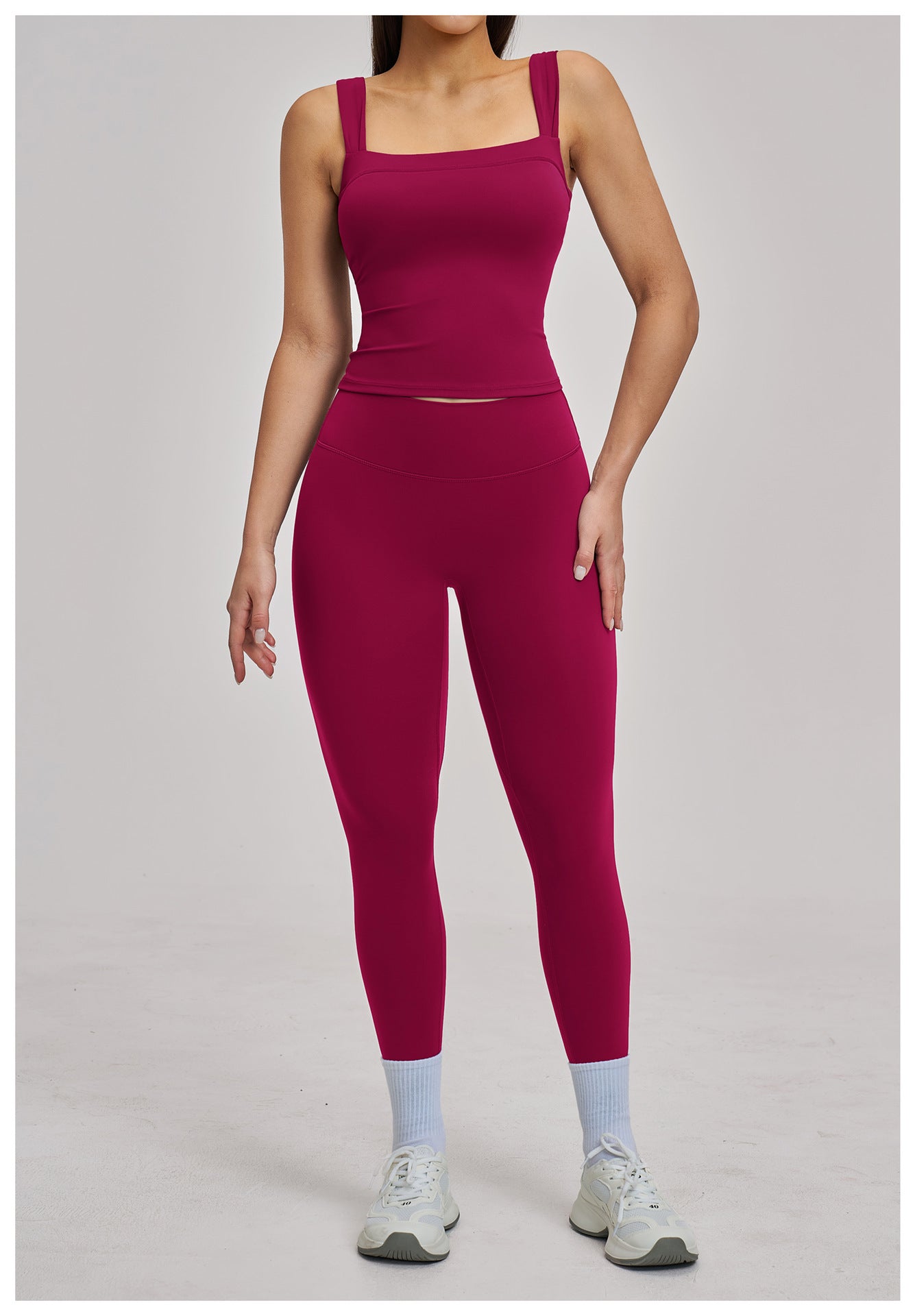 Sports Fitness Set Yoga Outfit Set Womens