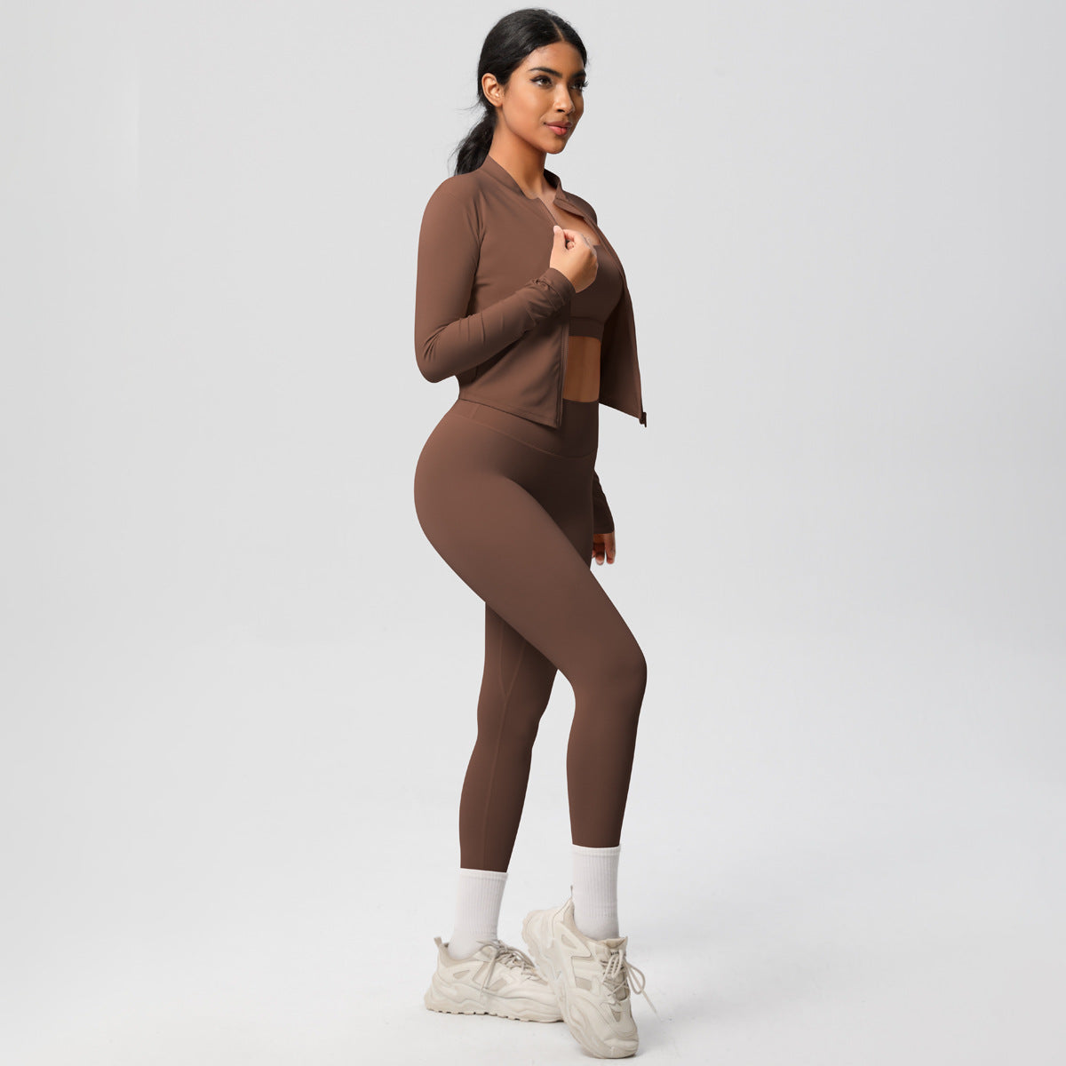 Outdoor Sports Tight-fitting Yoga Outfit Set