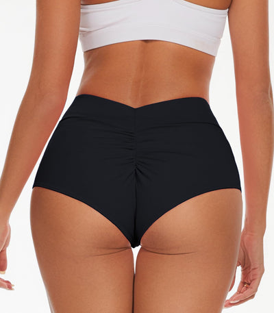 Hip Lifting Yoga Shorts Sports V Back