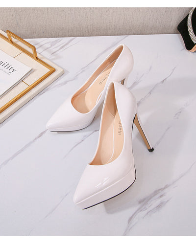 Pointed Toe Catwalk Fashion Career Stilettos High Heels