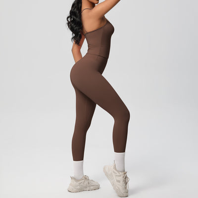 Back Tight Exercise Yoga Clothes Suit
