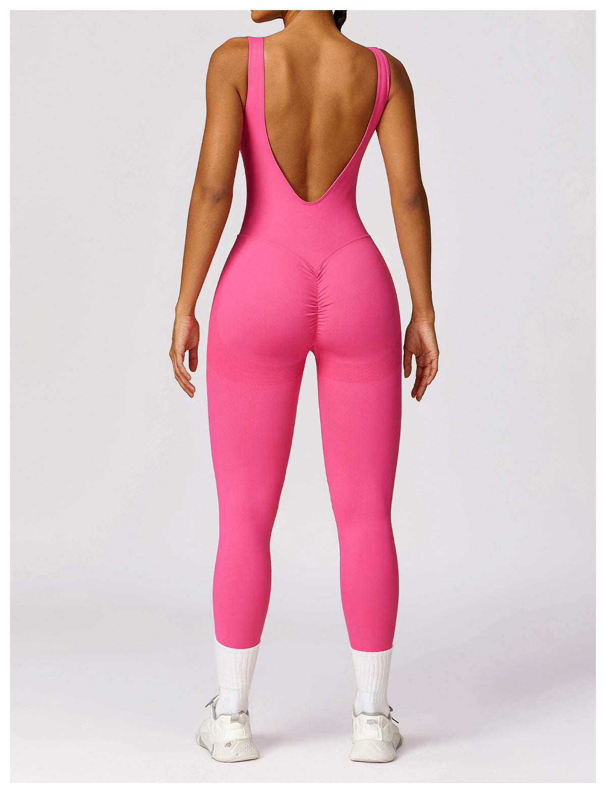 Tight Back Yoga Jumpsuit Sports Fitness Hollow Hip Lifting Yoga Jumpsuit Women