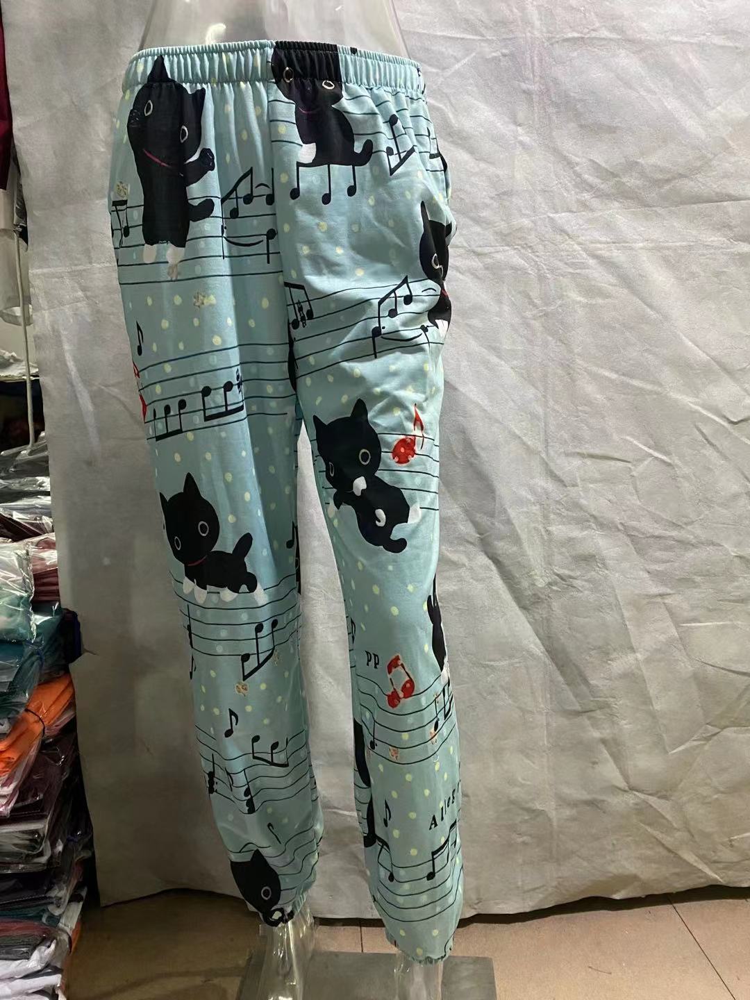 Women's Harem Pants Print Yoga Boho Sports Trousers With Pockets