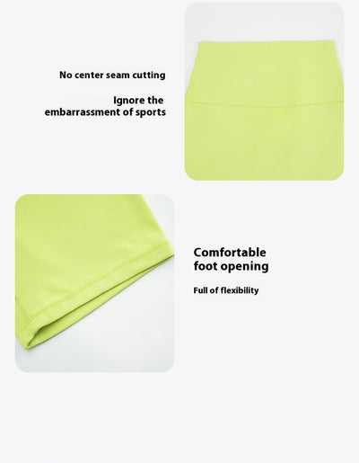 Four-point Yoga Shorts Summer High Waist Seamless Fitness Exercise Tight Cycling