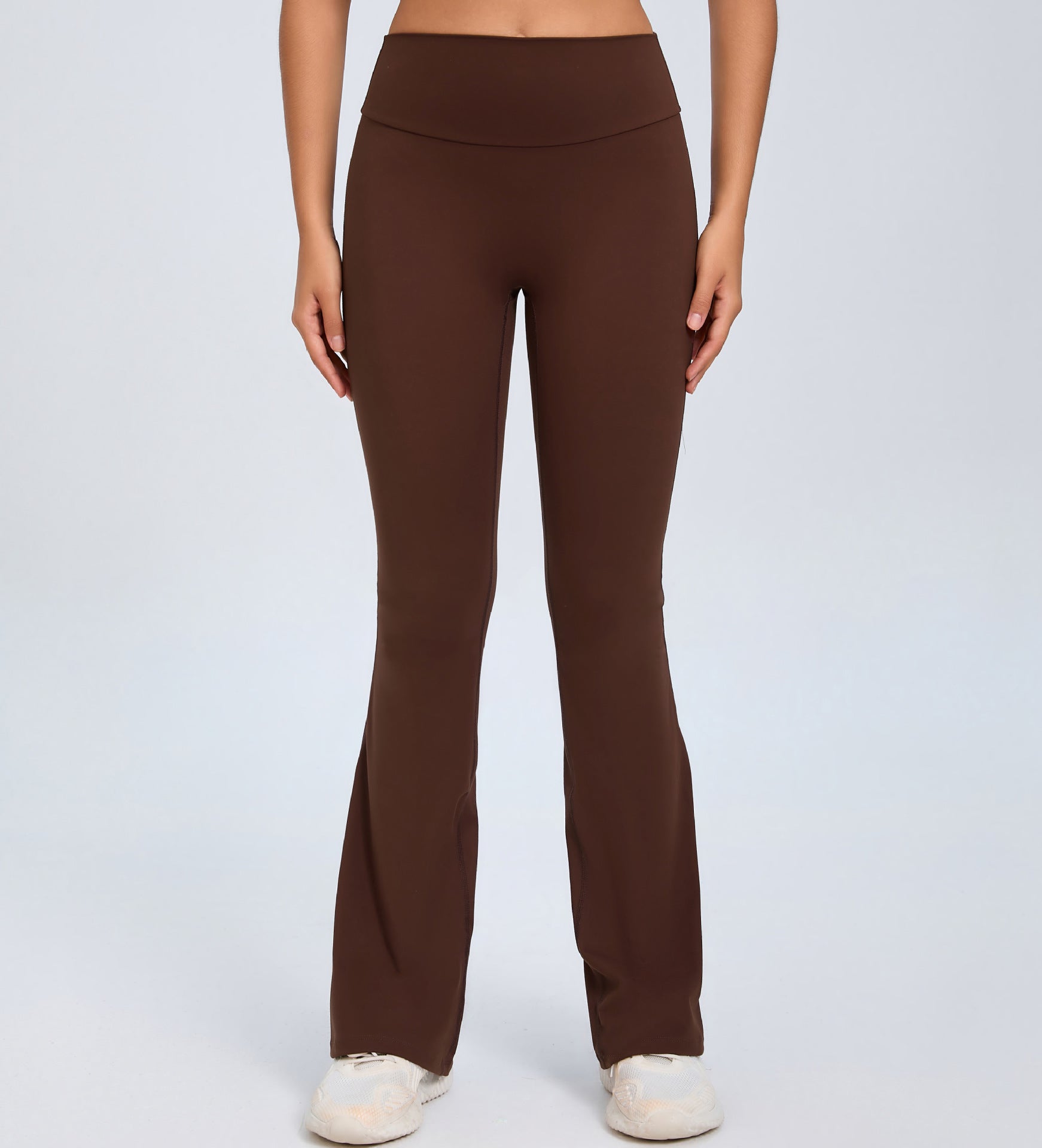 Yoga Fitness Flared Pants With Pockets Ins Fashion Slim High Waist Sports Trousers  Scrunch Butt Booty Workout Lifting Leggings