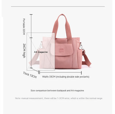 Women's Multi-interlayer Shoulder Bags Large Capacity New Casual Handbags