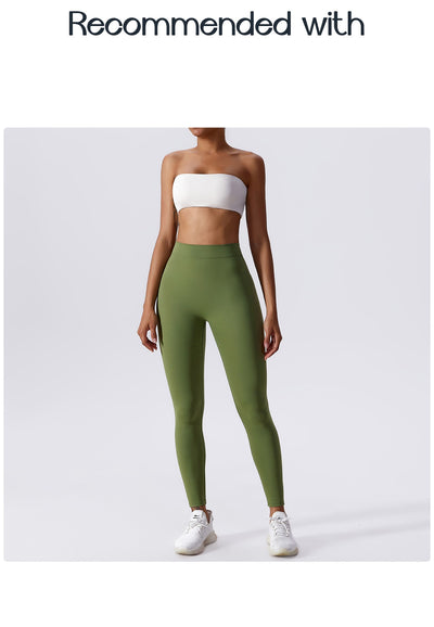 Slim Yoga Fitness Pants Breathable Quick-drying Leggings Peach Hip Lifting Trousers For Women Clothing