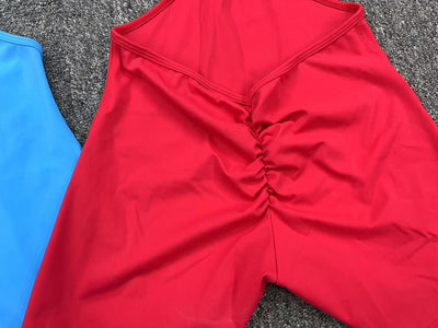 Tight Fitness Fake Two Pieces Yoga Jumpsuit