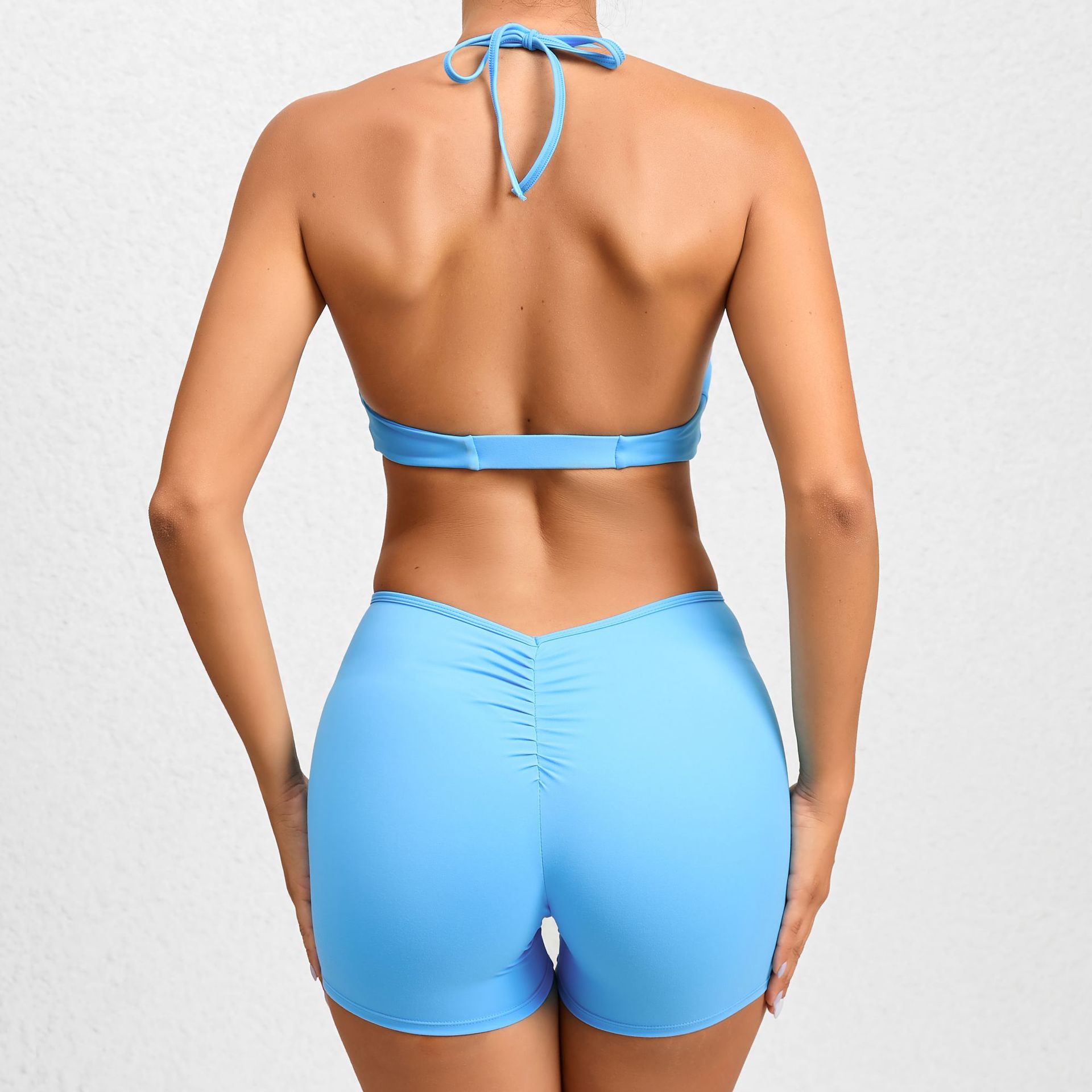 Tight Fitness Fake Two Pieces Yoga Jumpsuit