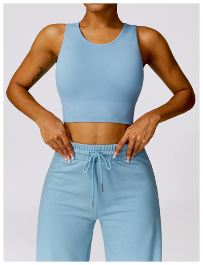 Women's Fashion Seamless Yoga Vest Running Exercise Underwear