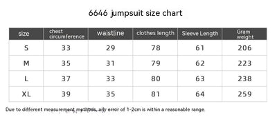 Long Sleeve One-piece Dance Fitness Sports Jumpsuit