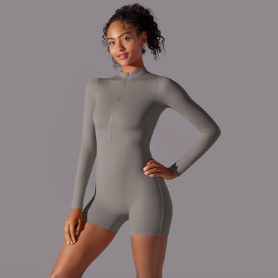 Long Sleeve One-piece Dance Fitness Sports Jumpsuit