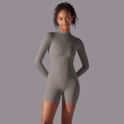 Long Sleeve One-piece Dance Fitness Sports Jumpsuit