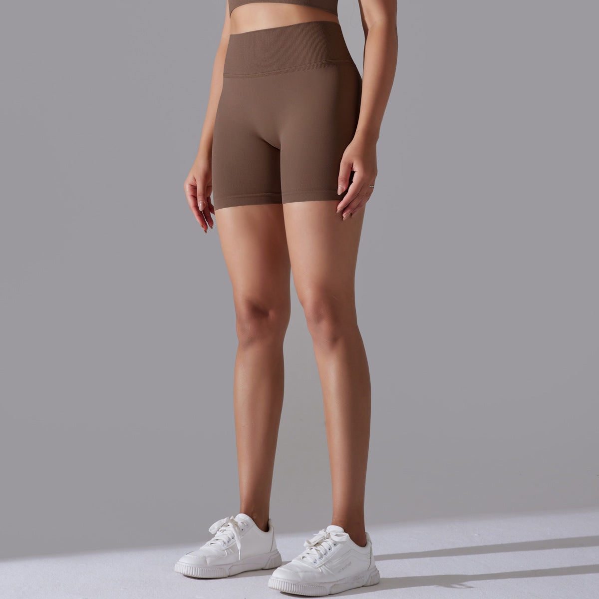 Hip Raise Skinny High Elastic Yoga Shorts