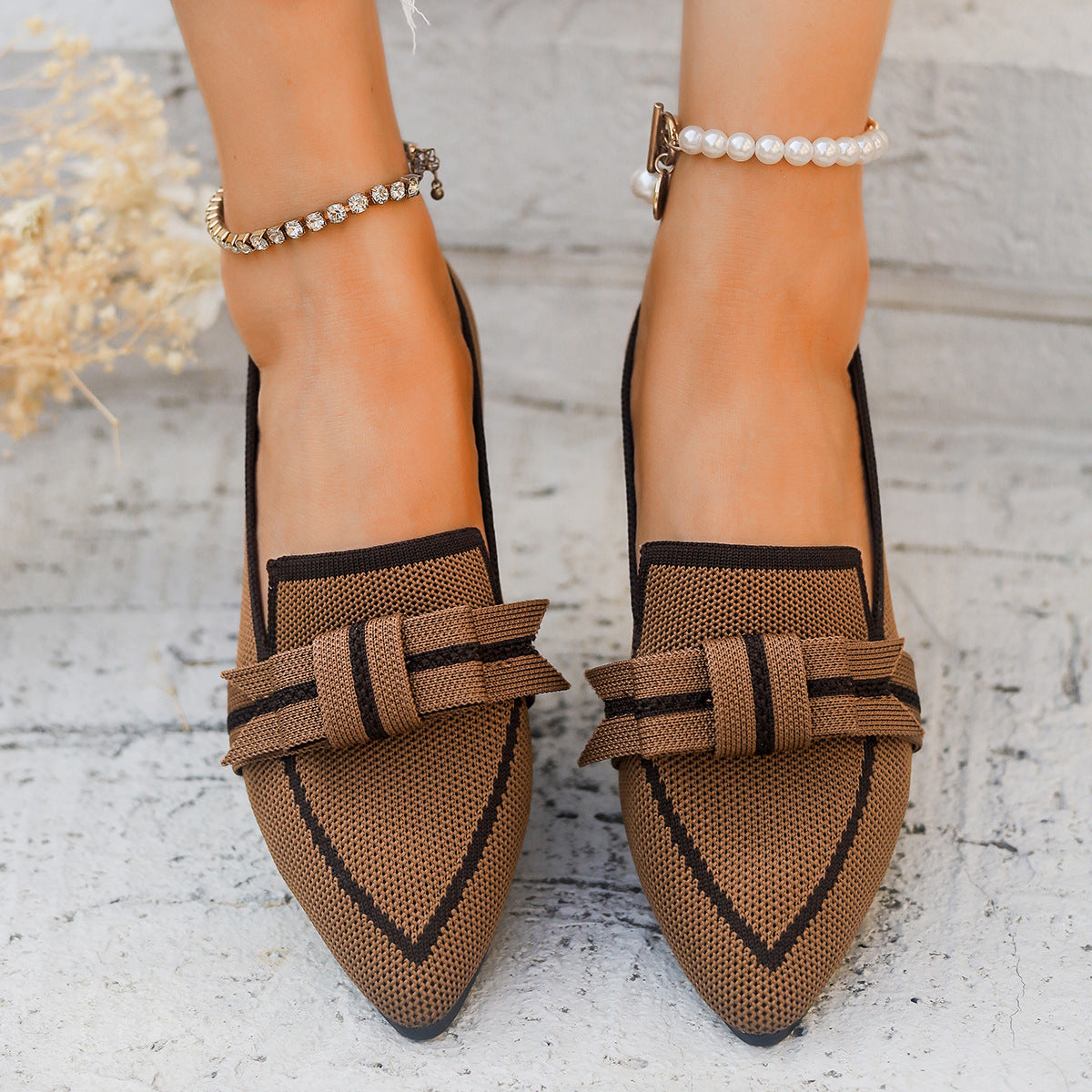 Casual And Comfortable Beautiful Bowknot Popular Element Shoes