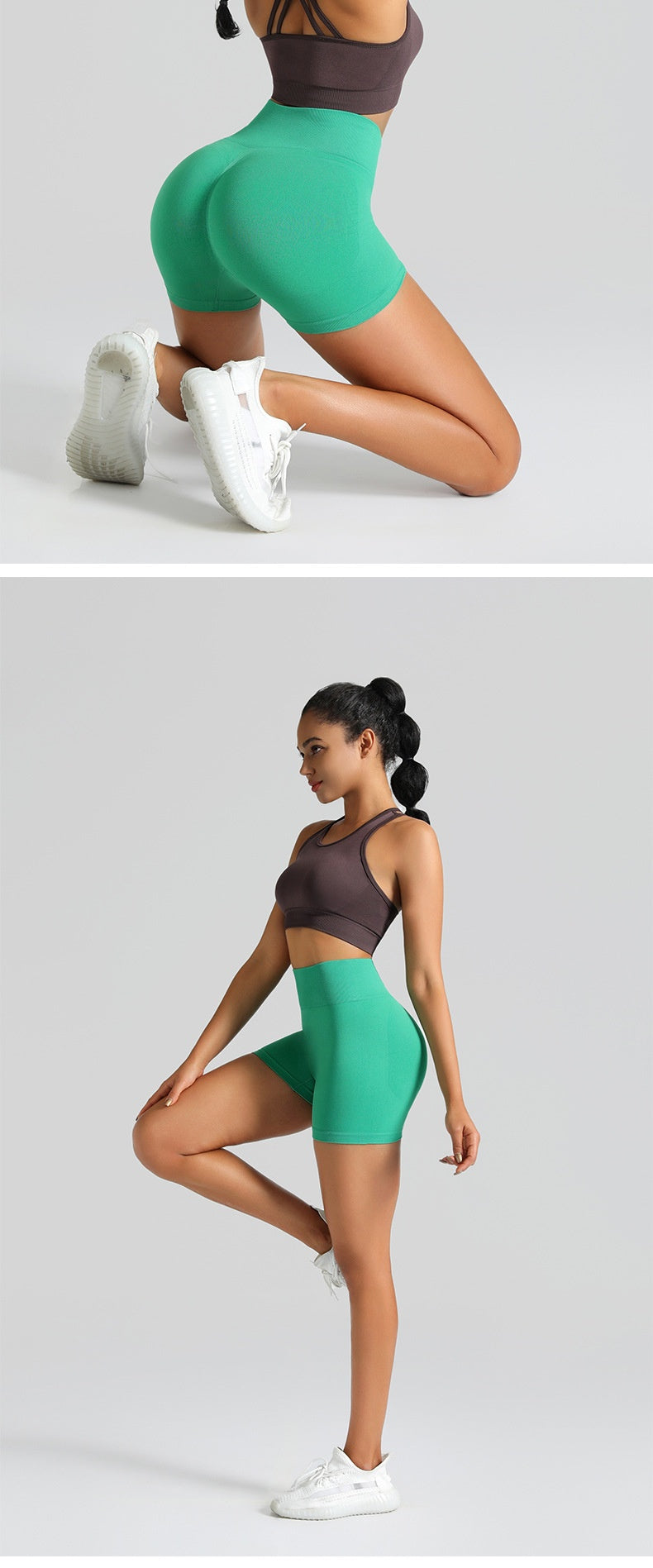 Outdoor Seamless Yoga Shorts Hip Lifting Fitness