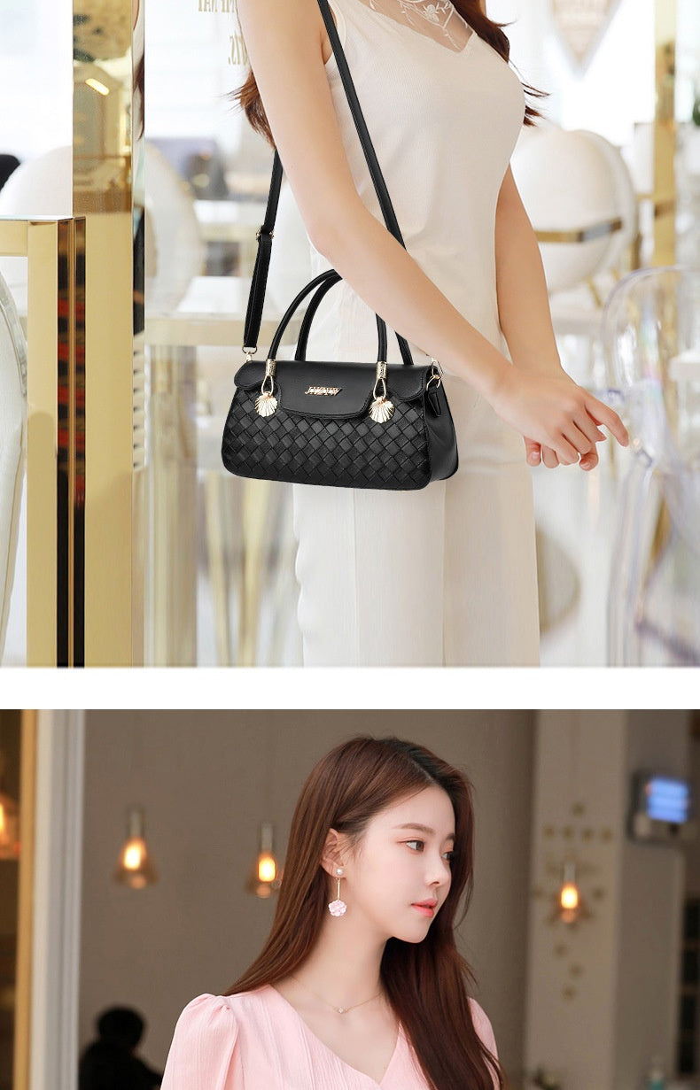 Vintage Exquisite Letter-printed Women's Handbag Fashion Printed Casual Simple Handbag Women's Cross-body Bag