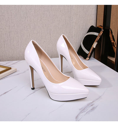 Pointed Toe Catwalk Fashion Career Stilettos High Heels