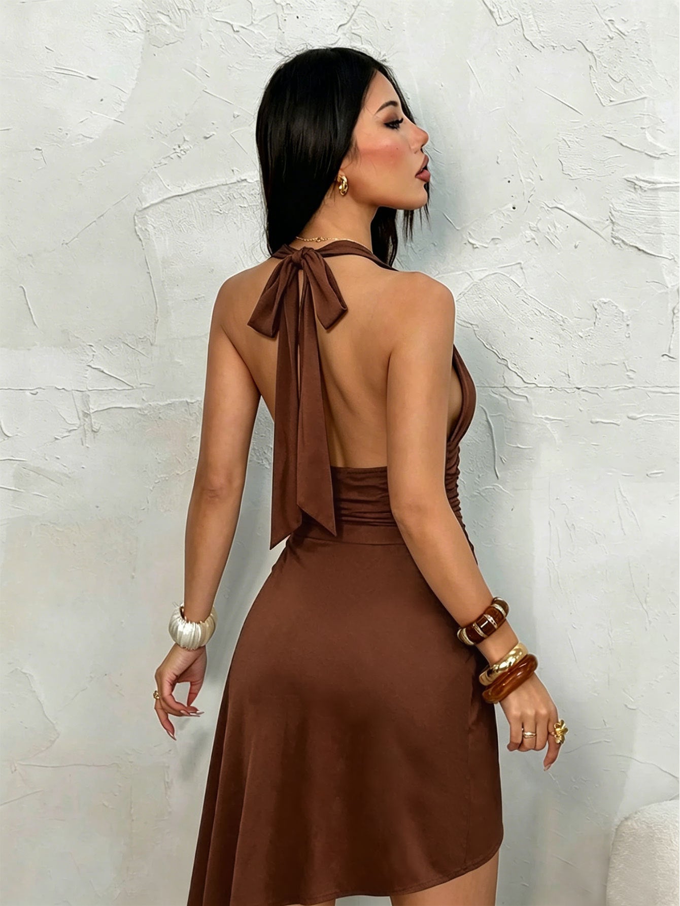 Womens Irregular Chic Casual Sexy Mini Skirt