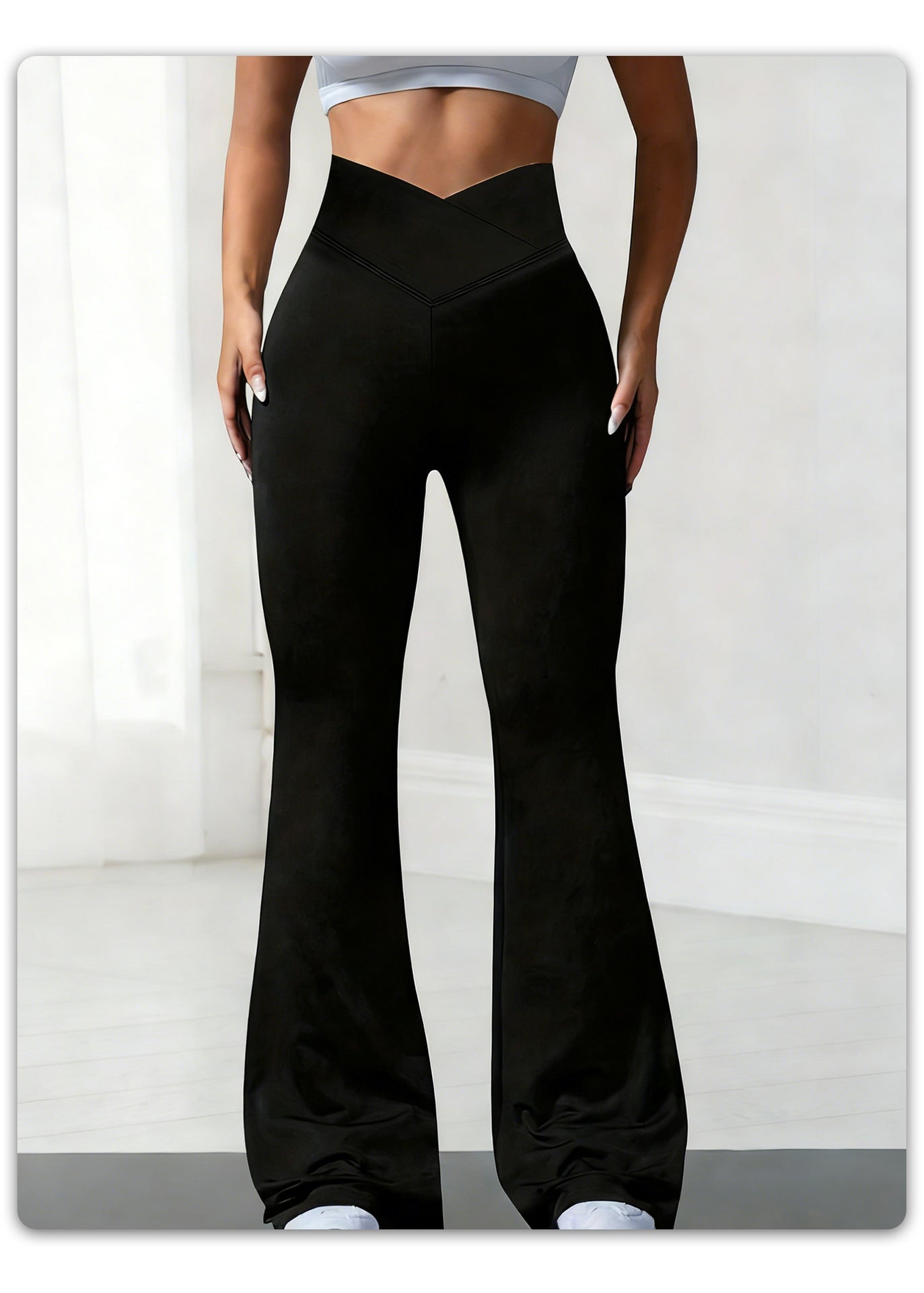Cross-waist Hip-lifting And Butt-lifting Yoga Fitness Pants