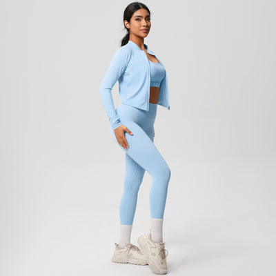 Outdoor Sports Tight-fitting Yoga Outfit Set