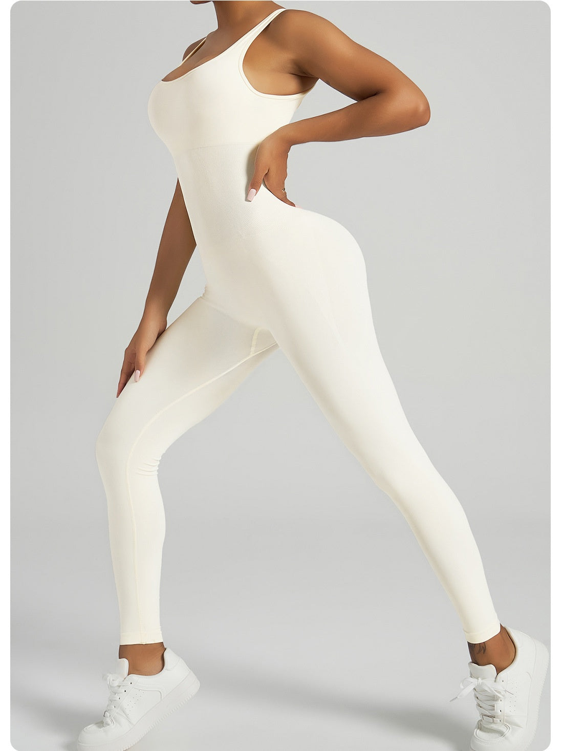 Nude Feel Yoga Jumpsuit Women's Beauty Back Fitness Sports Jumpsuit