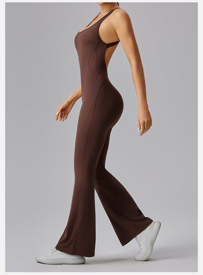 European And American Backless Sleeveless Jumpsuit Women