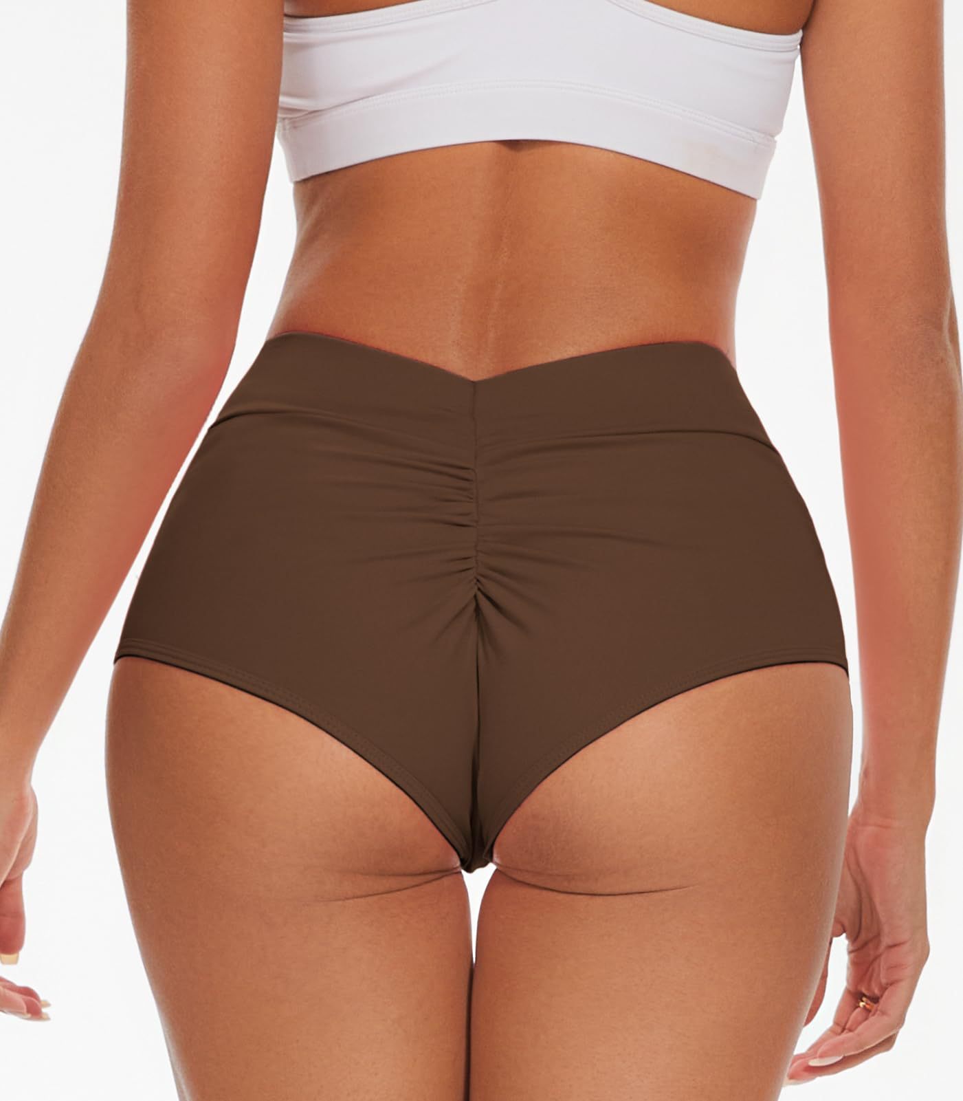 Hip Lifting Yoga Shorts Sports V Back