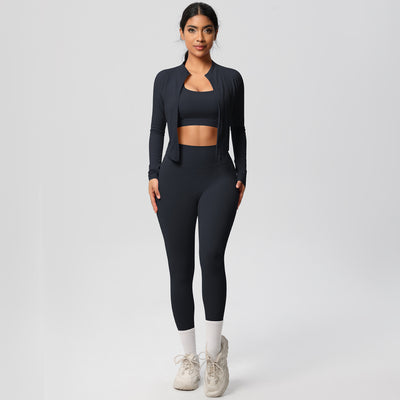 Outdoor Sports Tight-fitting Yoga Outfit Set