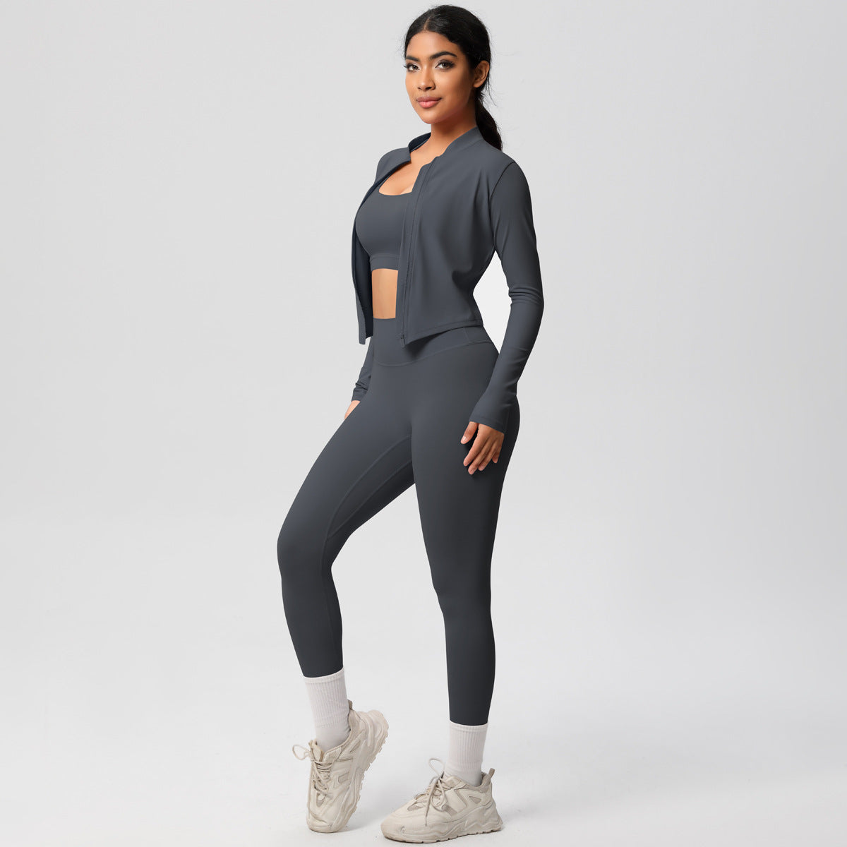 Outdoor Sports Tight-fitting Yoga Outfit Set