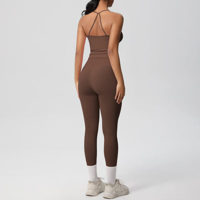 Back Tight Exercise Yoga Clothes Suit