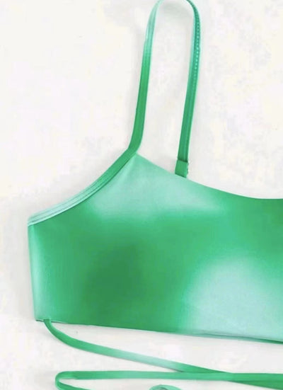 3pcs Tie Dye Print Bikini With Short Skirt Summer Beach Sexy Swimwear Womens Clothing