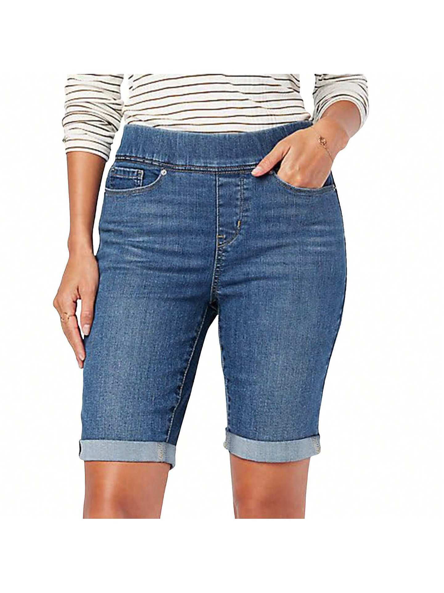 Women's Embroidered Casual Slim Fit All-matching Jeans