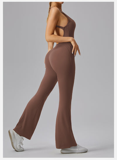 European And American Backless Sleeveless Jumpsuit Women