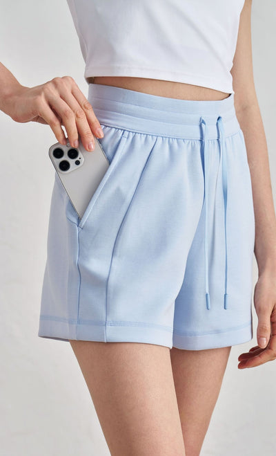 Air Layer Loose And Simple Yoga Shorts