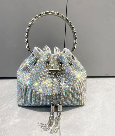 European And American Shiny Diamond Handbag For Women
