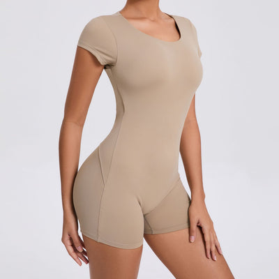 Backless Tight Dance Sports Yoga Jumpsuit
