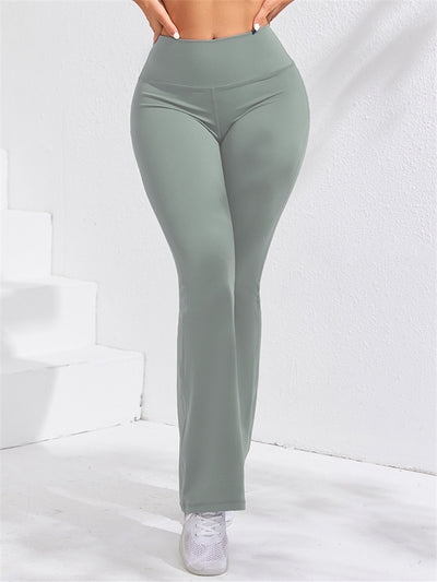 Women's Solid Color Casual High Waist Hip Lift Yoga Pants
